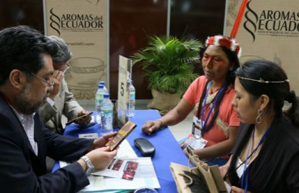 El sector cacaotero, chocolatero y cafetero nacional participa de la IV Cumbre Mundial de Cacao y la Rueda de Negocios Aromas del Ecuador, que se desarrolla en el Centro de Convenciones de Guayaquil.